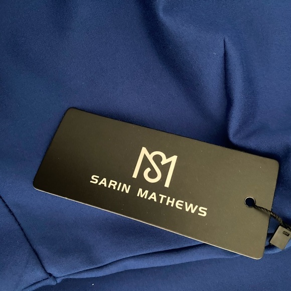 SARIN MATHEWS One Shoulder A-Line Royal Blue Dress NWT Size L - Picture 7 of 10